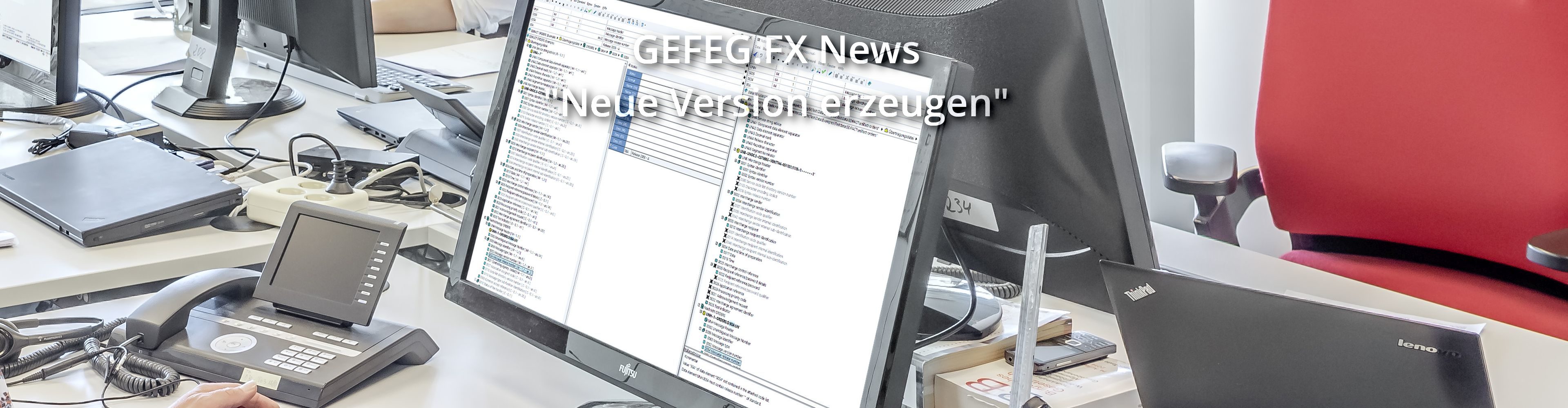 GEFEG.FX News - Neue Version erzeugen