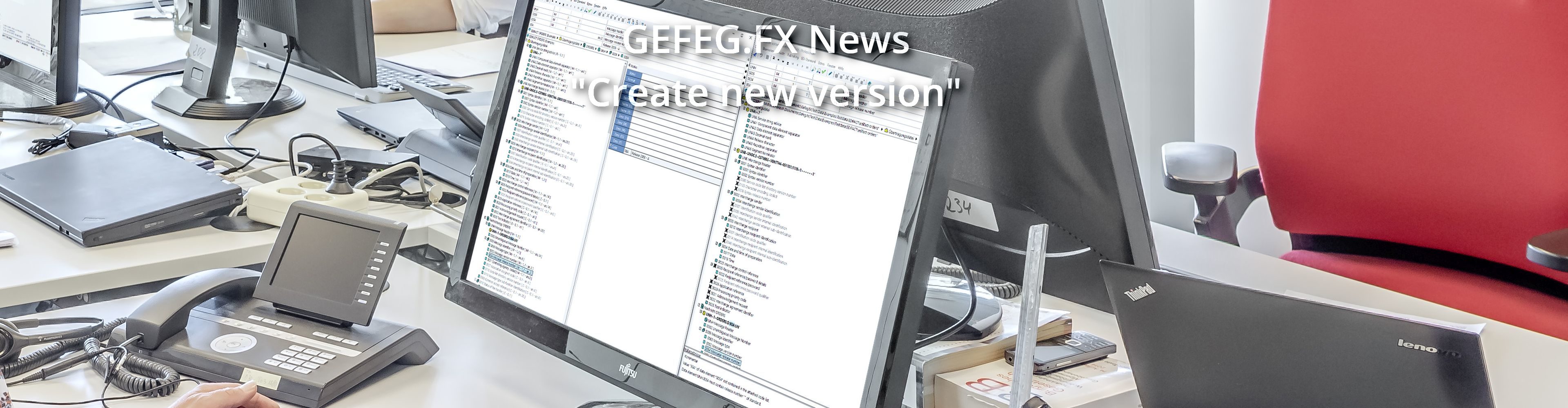 GEFEG.FX News - Create New Version
