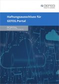 Das Produkt GEFEG.Portal wird durch Wolken als Symbol für Cloud/Internet und andere Zeichnungselemente dargestellt.
