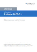 Infos zur Software GEFEG.FX, Version 2025-Q1 (Release Notes)