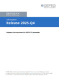 Infos zur Software GEFEG.FX, Version 2025-Q4 (Release Notes)